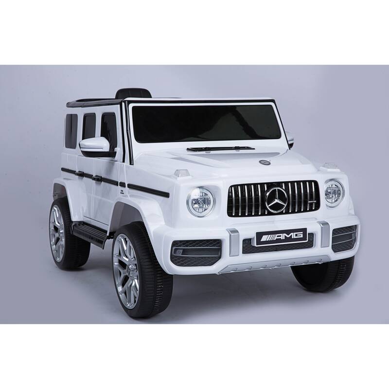 Mercedes-Benz G63 Kids Electric Ride-On Car with Parental Remote, Music Player, and Quake-Proof Wheels 鈥