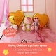 preview thumbnail 2 of 7, Princess Castle Play Tent Kids Playhouse forIndoor Outdoor w/Carry Bag