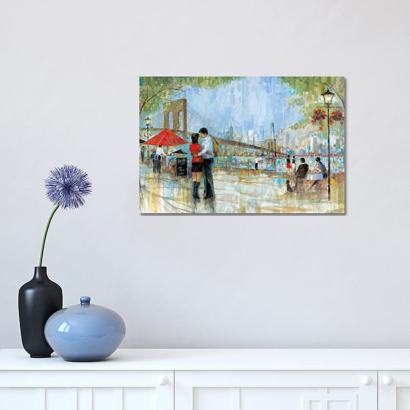 iCanvas "New York Romance II" by Ruane Manning Canvas Print - 12x18x1.5