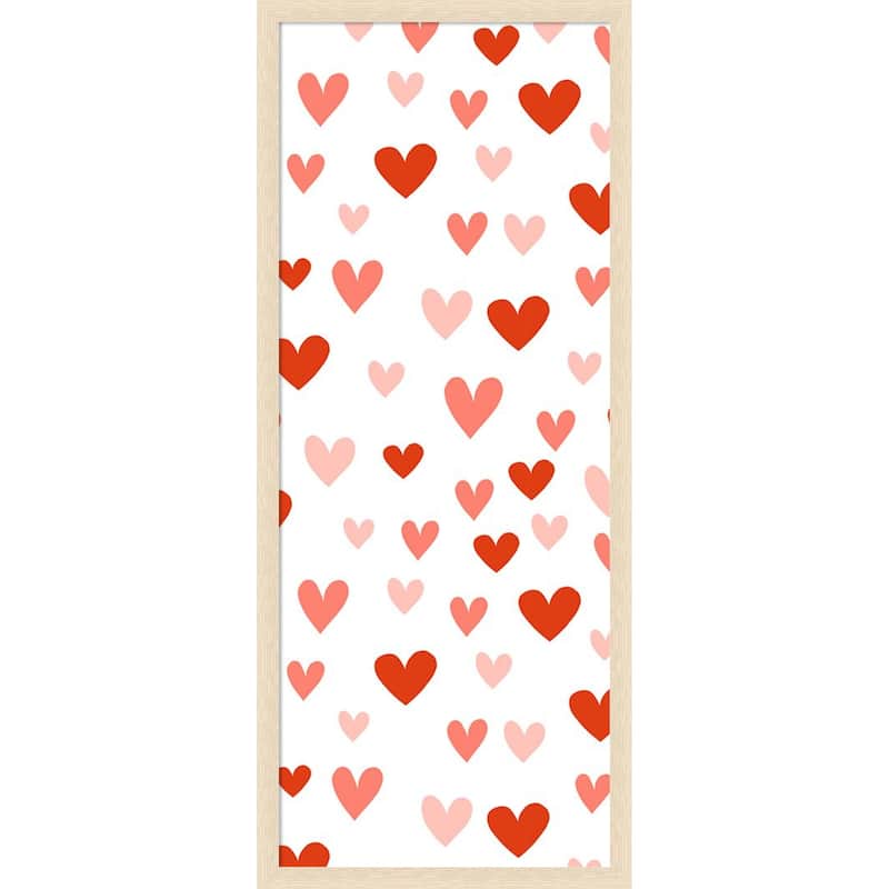 Amanti Art Framed Fabric Pinboard Darling Valentine Collection I by Victoria Borges Printed Bulletin Board