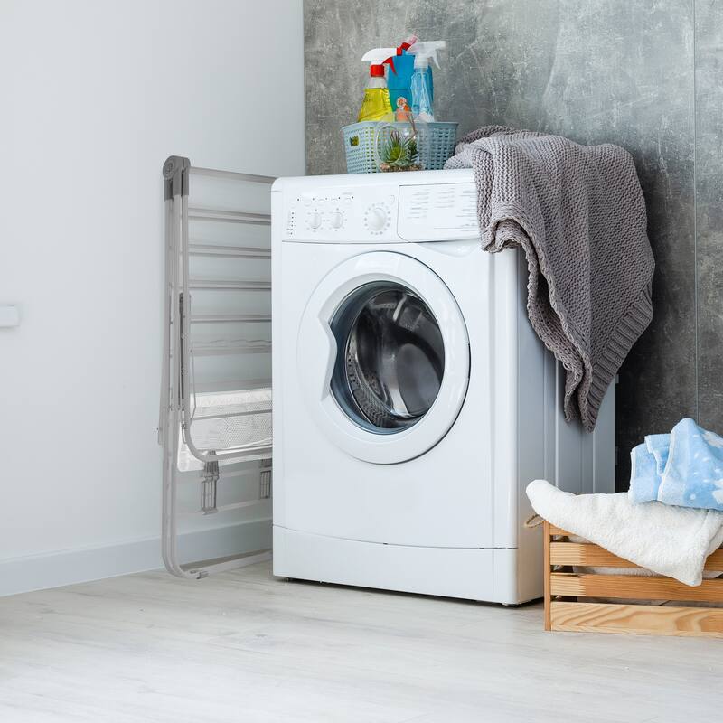 Everyday Home Indoor/Outdoor Folding Clothes Drying Rack