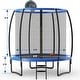 preview thumbnail 1 of 4, 8 Feet Recreational Trampoline with Basketball Hoop and Net Ladder - Onesize