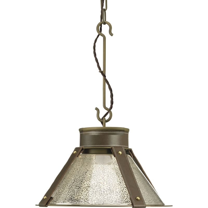 POINT DUME® Rockdance Collection Aged Brass Pendant - 15.75 in x 15.75 in x 10.125 in