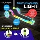 preview thumbnail 45 of 52, 3-Wheel Kids Scooter with Multi-Color Lights on Deck & Wheels – 5-Height Adjustable Handlebar,