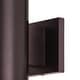 preview thumbnail 11 of 12, VAXCEL Chiasso 1-Light Outdoor Wall Sconce, Rust-Resistant Aluminum, Metal Shade, LED Compatible, Dark Sky Compliant