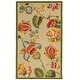 preview thumbnail 28 of 124, SAFAVIEH Handmade Chelsea Nataly French Country Floral Wool Rug 2'9" x 4'9" - Sage