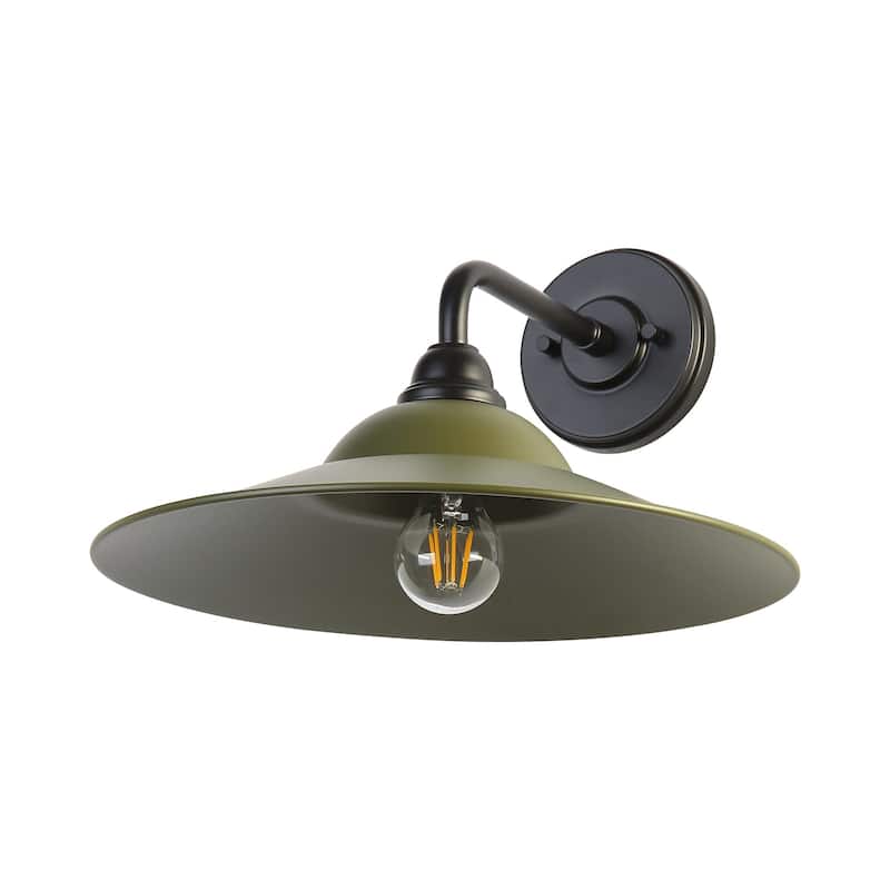 Golden Lighting 5096-OWL-MP Croma 12" Tall Outdoor Wall Sconce