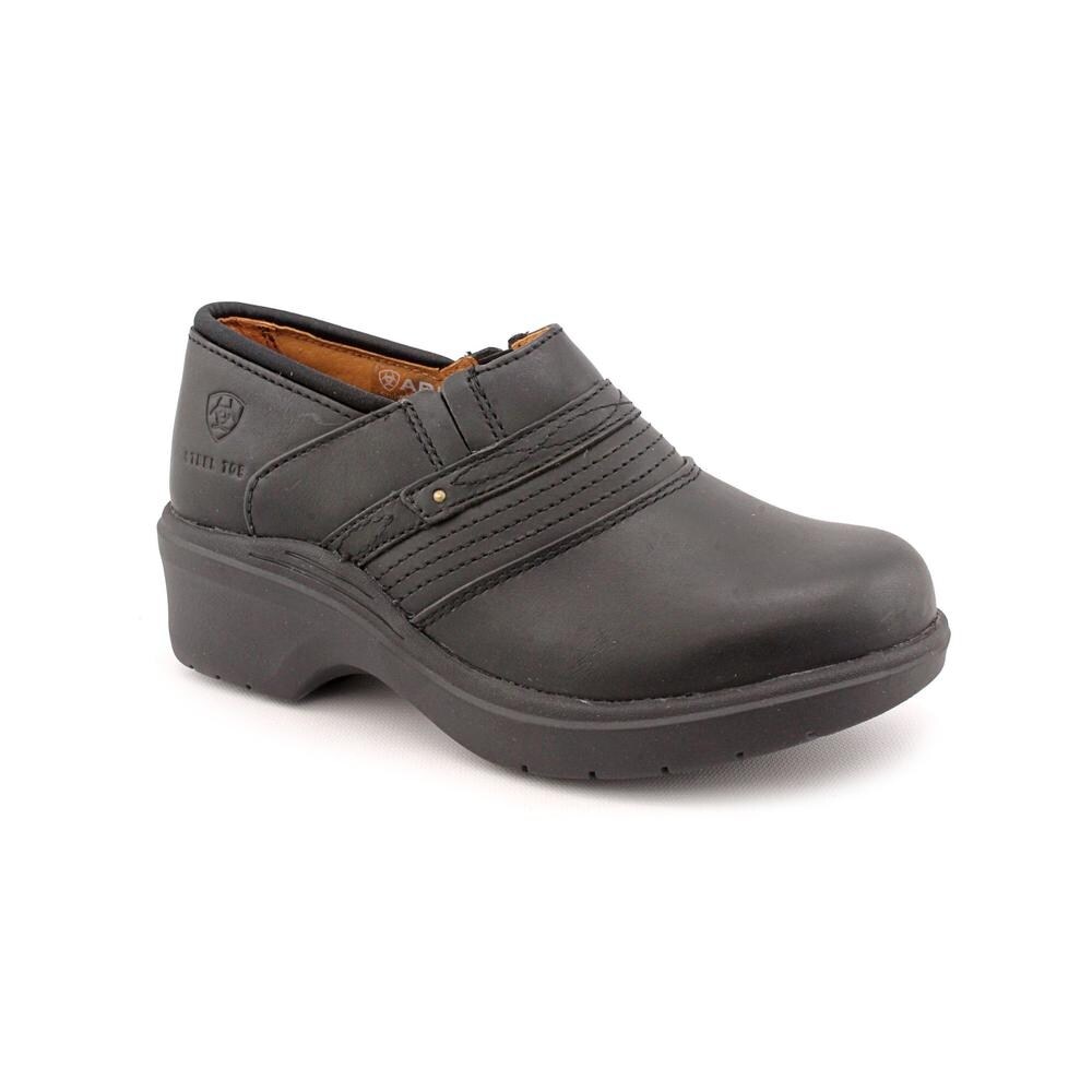 ariat clogs black
