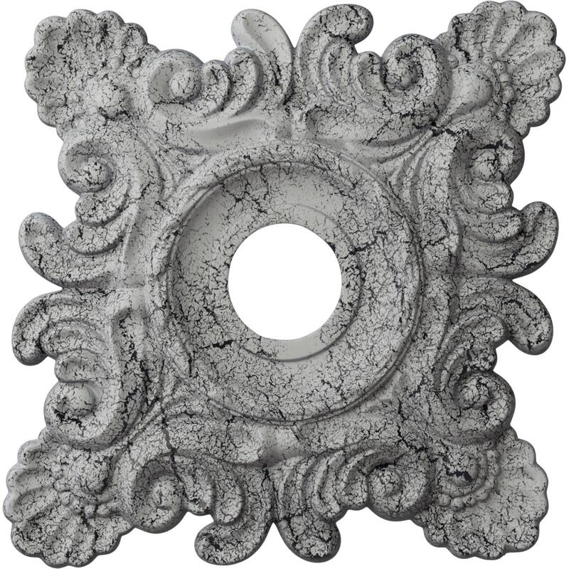 18"W x 18"H x 3 1/4"ID x 1 1/2"P Crawley Ceiling Medallion