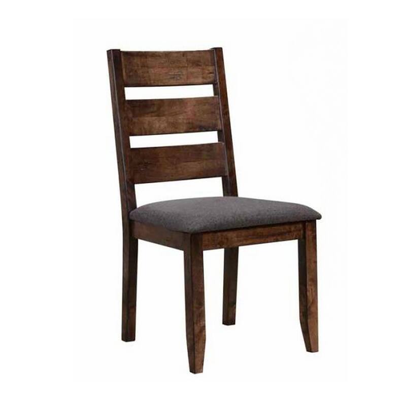 Gawain Grey and Knotty Nutmeg 7-piece Rectangle Dining Set