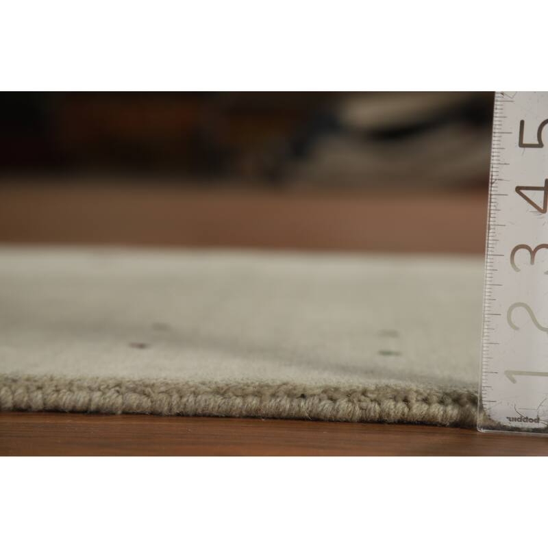 Tribal Gabbeh Indian Runner Rug Handmade Wool Carpet - 2'7" x 11'5"