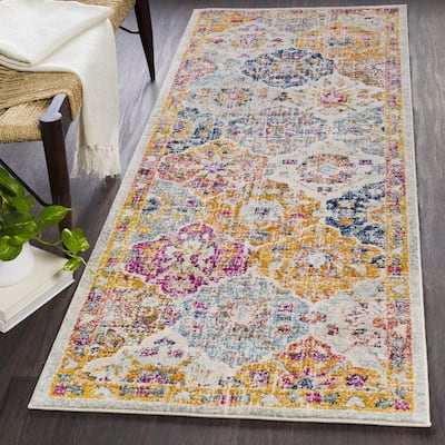 Livabliss Harput Transitional Medallion Area Rug