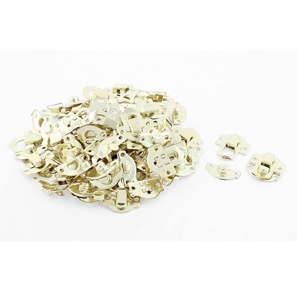 Shop Jewelry Cabinet Gold Tone Metal Decorative Floral Box Latch