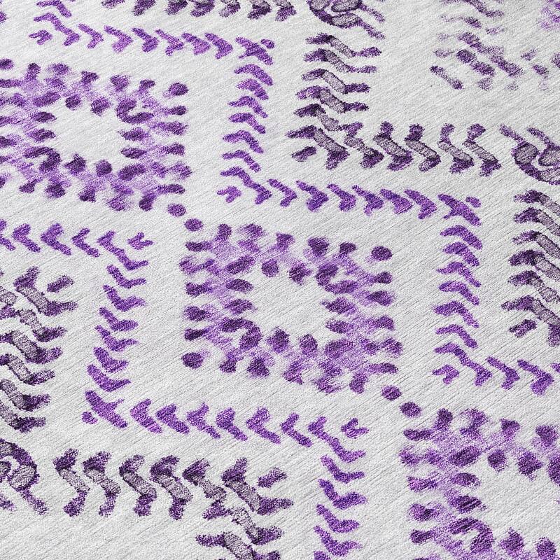 Machine Washable Indoor/ Outdoor Chantille Boho Global Rug