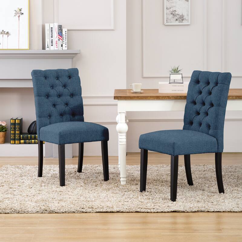 Grandview Tufted Dining Chair (Set of 2) - Navy