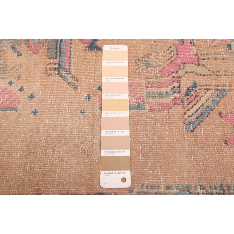 ECARPETGALLERY Hand-knotted Antalya Vintage Tan Wool Rug - 5'2 x 7'1