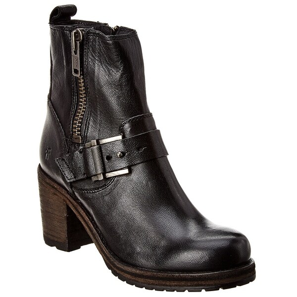 frye black moto boots