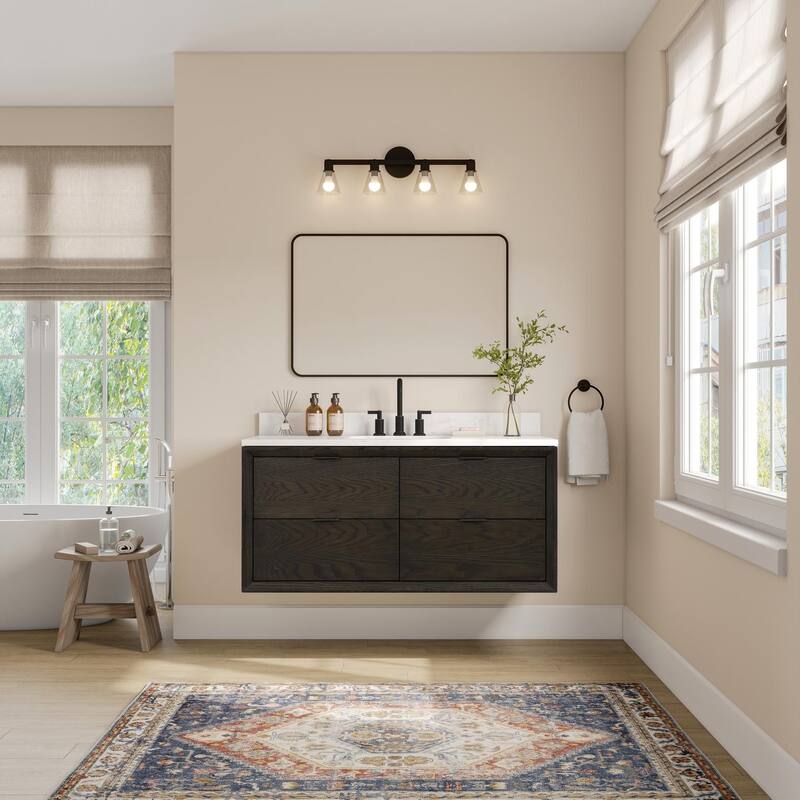 Legion Furniture WH25 Solid Wood Contemporary Bathroom Vanity with 1" thick Artificial top
