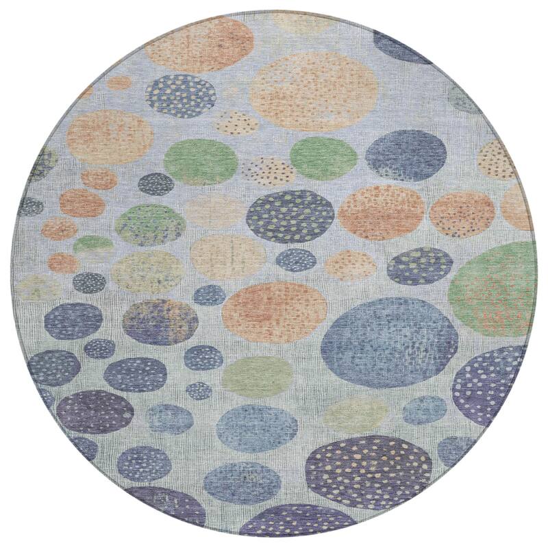 HomeRoots Geometric Transitional Rectangle Outdoor Rug