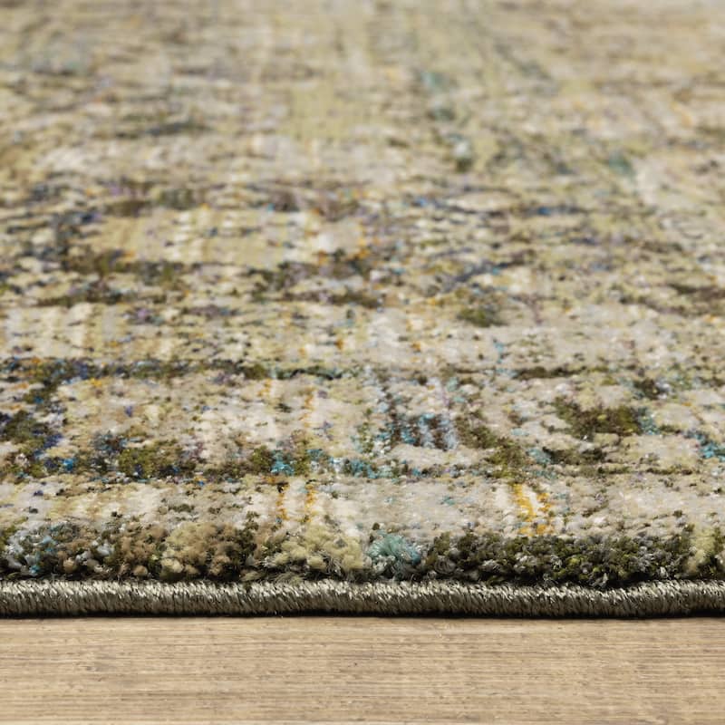 Style Haven Mohawk Faded Classic Border Area Rug