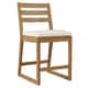 preview thumbnail 28 of 29, Rustic Patio Bar Set, 5-Piece Outdoor Furniture with Ergonomic Chairs and Solid Wood Tabletop