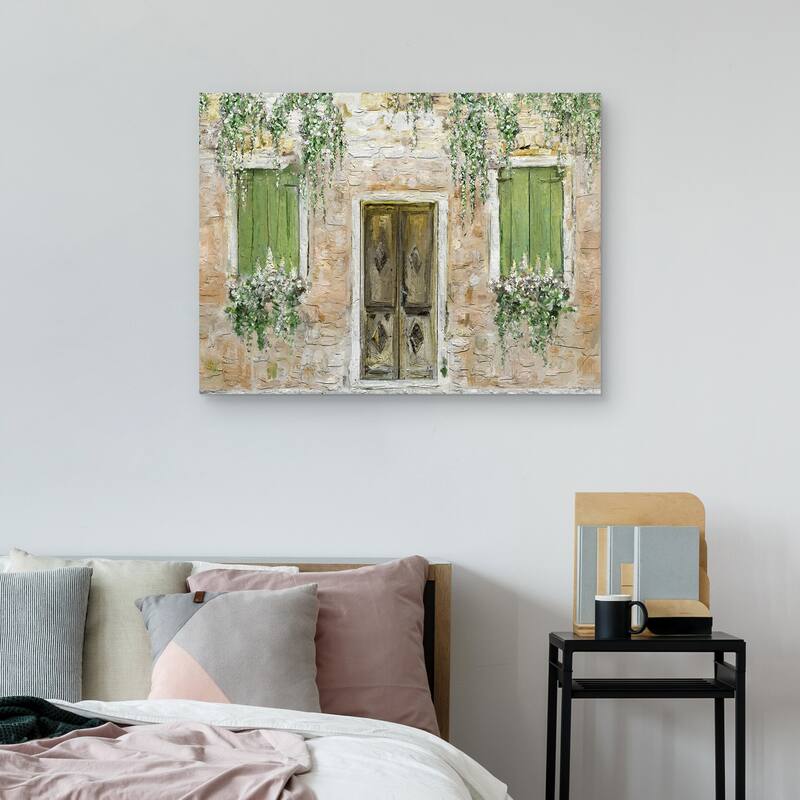 Bienvenue Light by Studio Arts Canvas Art Print