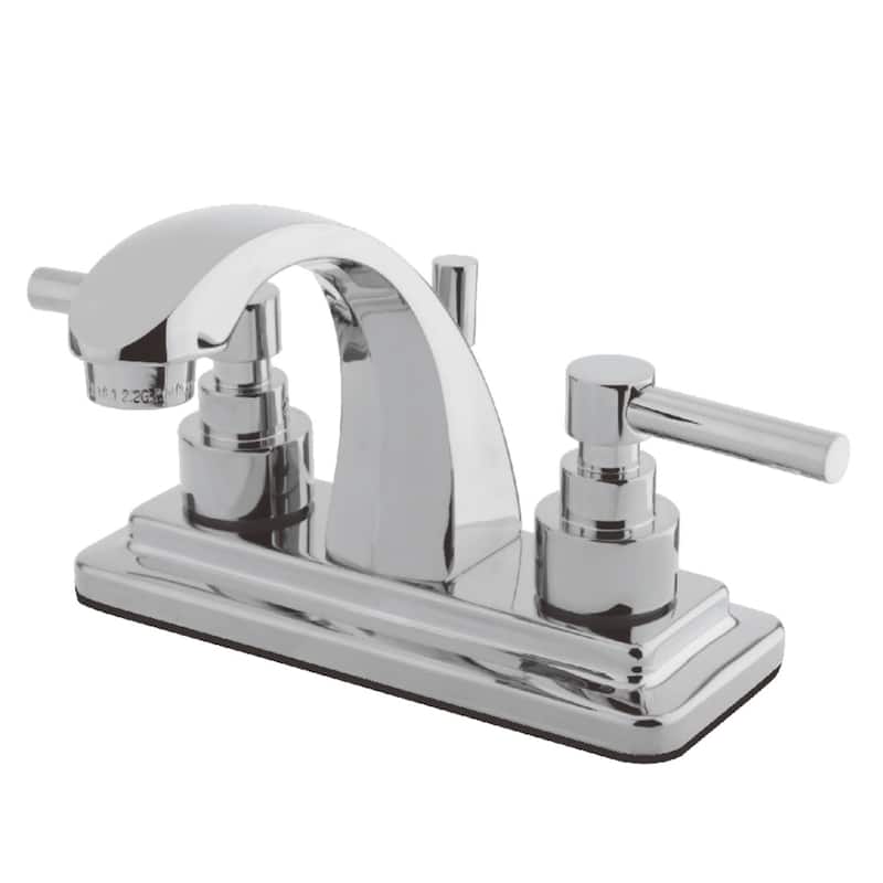 Kingston Brass Elinvar Centerset Bathroom Faucet with Brass Pop-Up - Polished Chrome