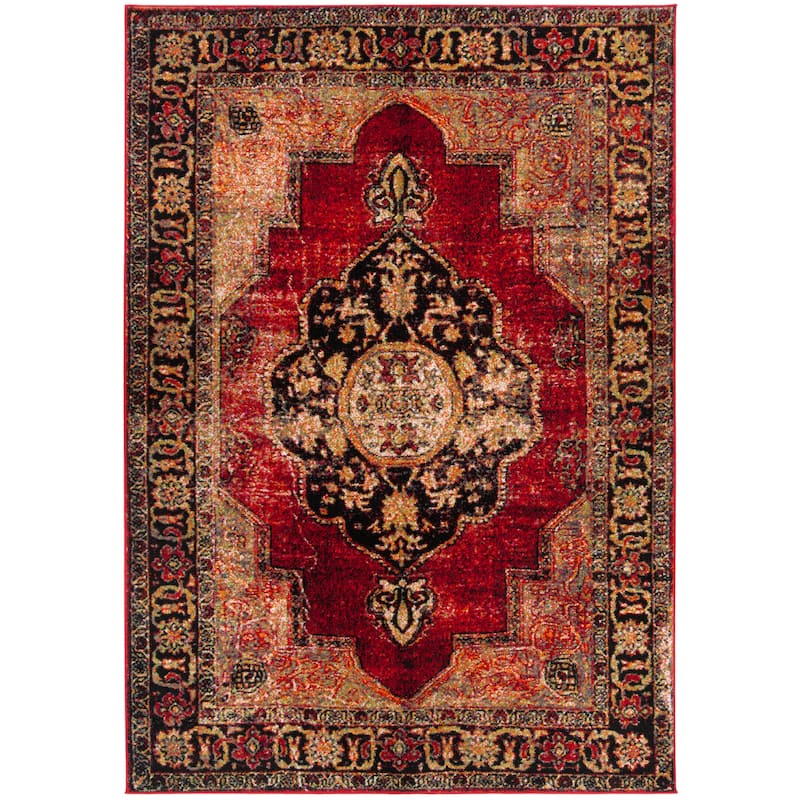 SAFAVIEH Vintage Hamadan Ismay Oriental Distressed Rug