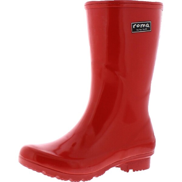 red rain boots for sale