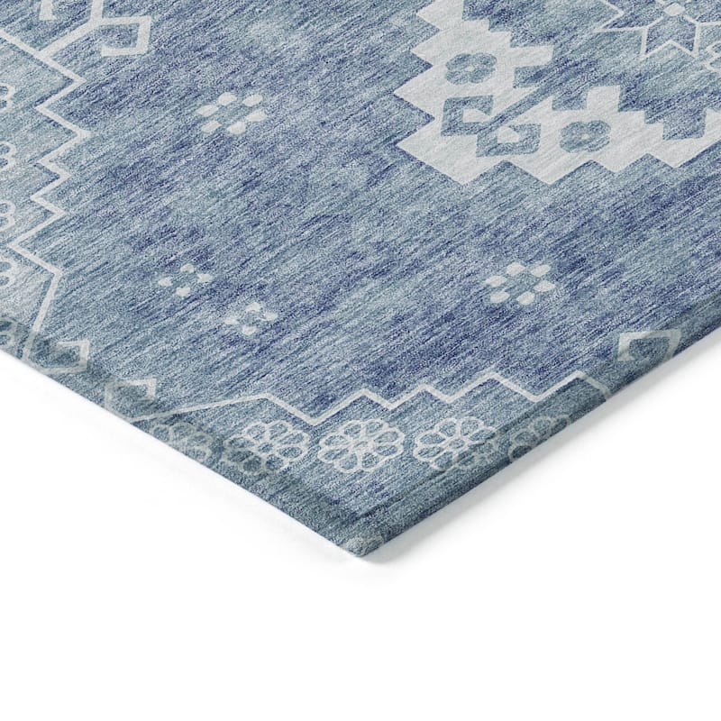 Machine Washable Indoor/ Outdoor Chantille Traditional Boho Rug