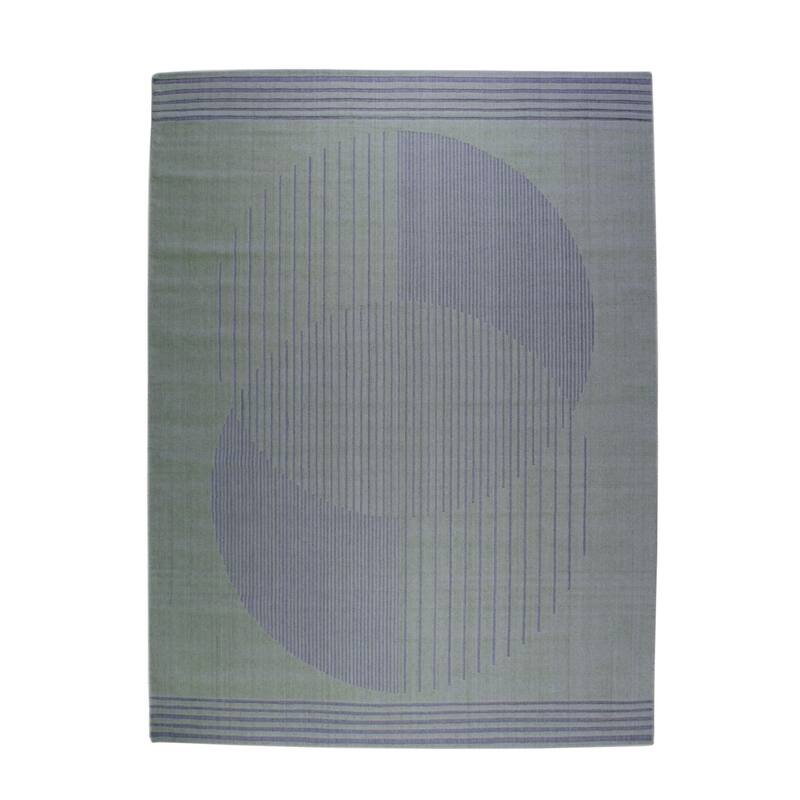 Hand-Tufted Wool Modern Tufted Stripes Rug, 5' x 8', Light Orange Area Rug, Elegant Soft Texture for Modern Spaces - L