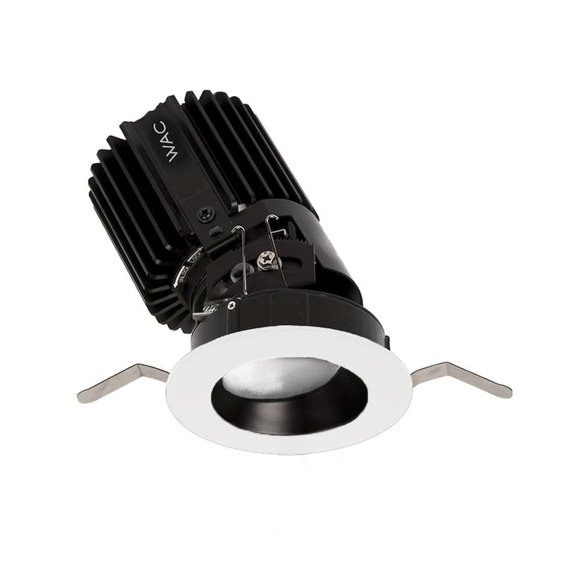 WAC Lighting Volta 2" Round Adjustable Trim with LED Light Engine and - Black White / 4000K / 85CRI