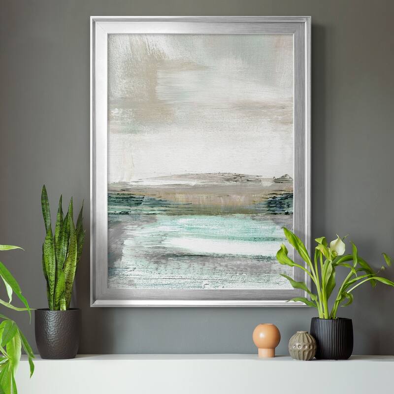 Summer Teal I Premium Framed Print - Ready to Hang