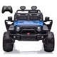 preview thumbnail 7 of 14, 24V 2 Seaters Kids Ride On Truck with Remote Control Blue