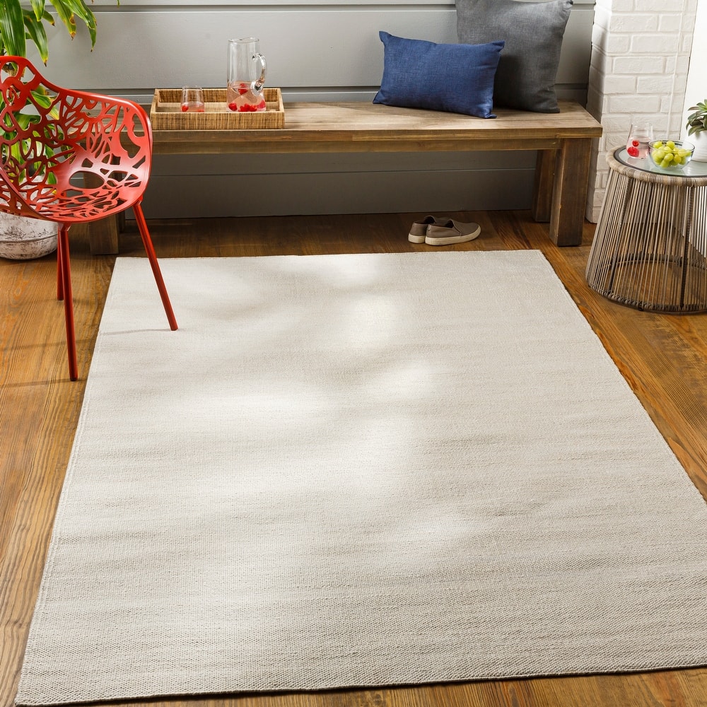 Surya Wattle Hand-woven Indoor / Outdoor Neutral Area Rug