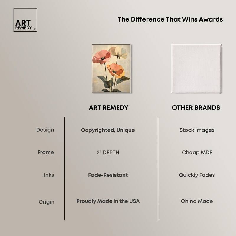 Blush and Ochre I Canvas by Art Remedy