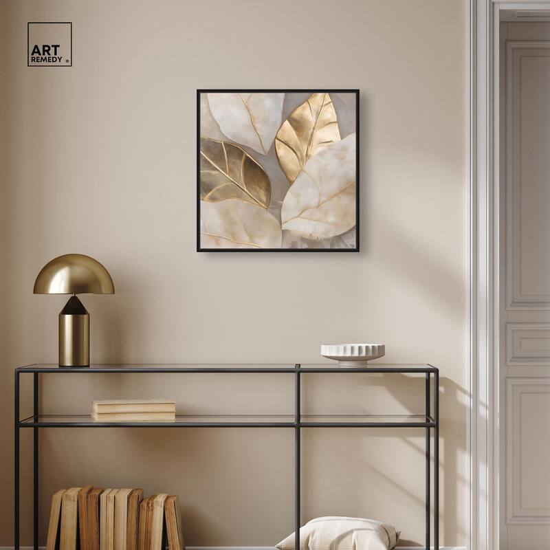 Golden Cascades Canvas by Art Remedy