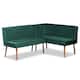 Option Emerald Green, Walnut Brown