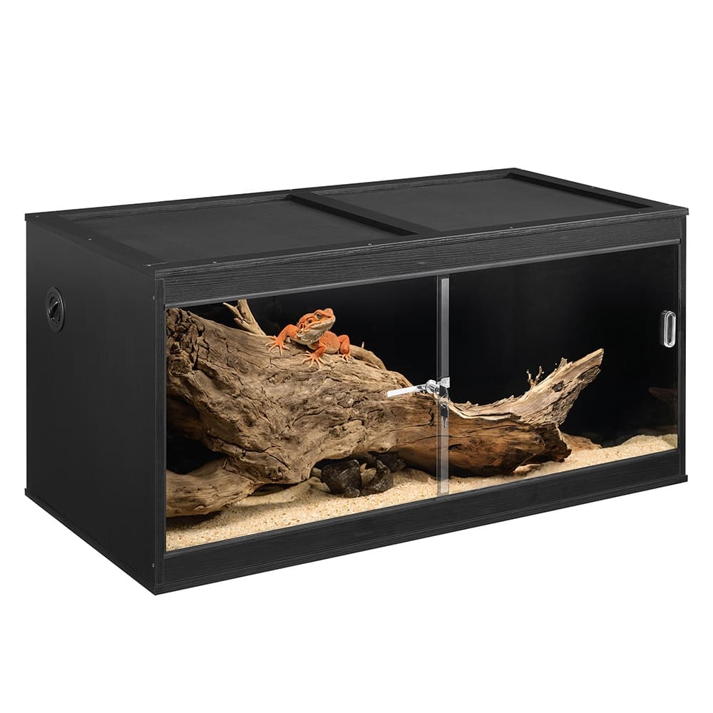 110 Gallon Reptile Terrarium, Front Opening Stackable Reptile Tank - 110 Gallon
