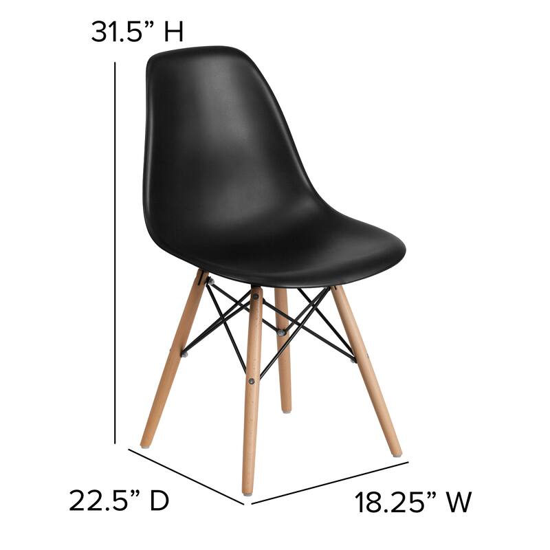 Mid-century Modern Eiffel Chair (Set of 2)