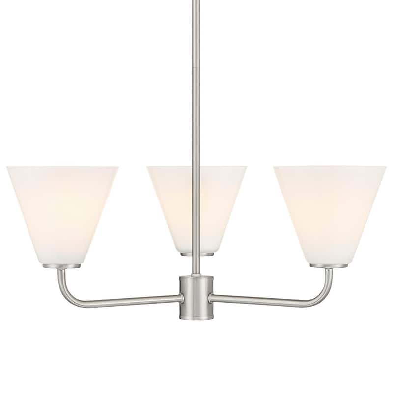 Savoy House 1-4013-3 Blair 3 Light 24" Wide Chandelier - Satin Nickel