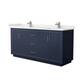 Option Dark Blue / White Quartz Top / Brushed Nickel