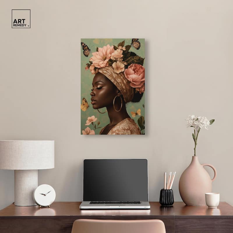Dream Butterfly Passion Canvas by Art Remedy, Gallery Wrapped