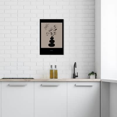Wynwood Studio Canvas Floral and Botanical Number 65 Botanicals Black and Modern & Contemporary Wall Art Canvas Print