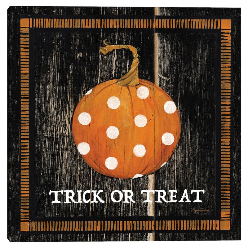 Trick or Treat Pumpkin by Avery Tillmon Canvas Art Print