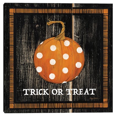 Trick or Treat Pumpkin by Avery Tillmon Canvas Art Print