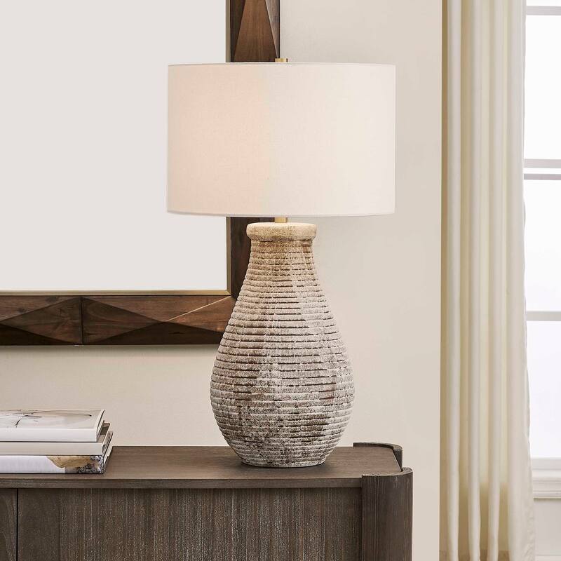 Uttermost Dorothea Textured Table Lamp - 17.00" W x 30.00" H x 17.00" D