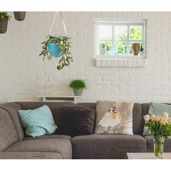 Shop Wall Hanging Planter Ceramic Plant Pots With Artificial