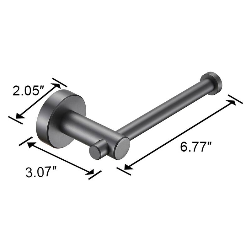 Bathroom Hardware Set, Thicken Space Aluminum 3 PCS Towel Bar Set