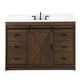 preview thumbnail 107 of 165, Sudio Design Bathroom Vanity Rafter Collection 48" Single Sink - Rustic Brown
